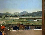 Jean-Etienne Liotard View of Geneva from the Artist s House oil painting reproduction